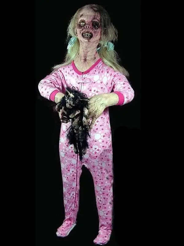 "Moldy Molly - Zombie Child" Halloween Prop 1