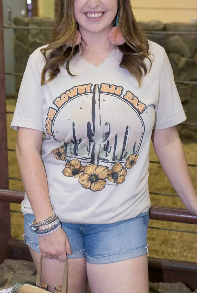 More Howdy Less Hate Tee 1