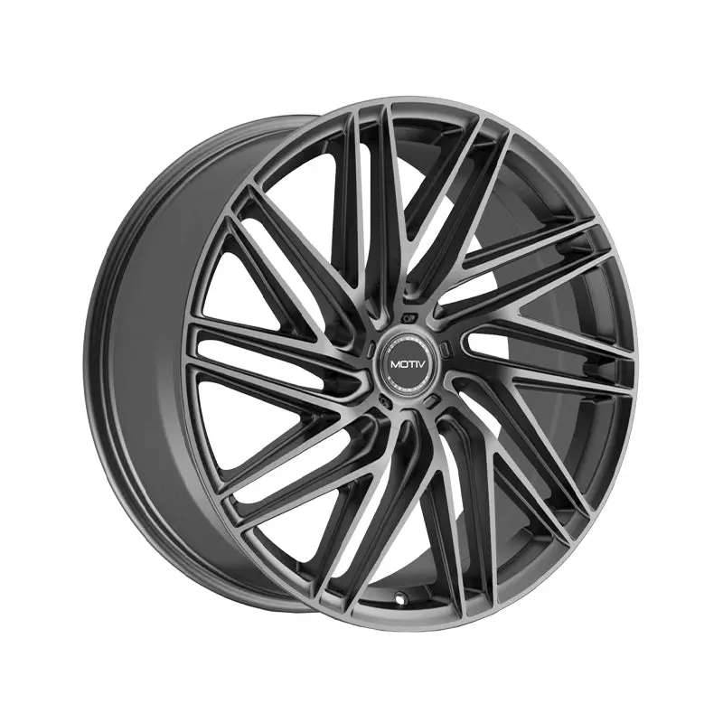 Motiv 429G 20X8.5 5X108/5X4.50 73.1 Hub +40 Offset Grey Wheel Rim 1