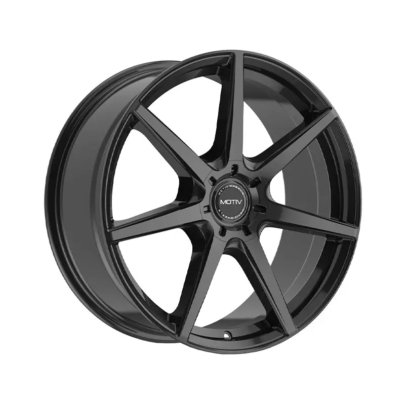Motiv 432B 18X7.5 5X112/5X4.50 73.1 Hub +40 Offset Black Wheel Rim 1