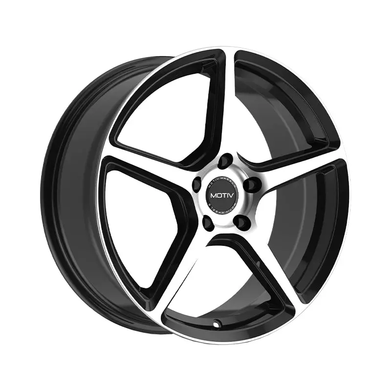 Motiv 433Mb 16X7.5 5X120 74.1 Hub +40 Offset Black Wheel Rim 1