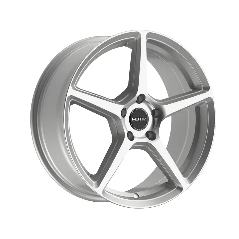 Motiv 433Ms 16X7.5 5X120 74.1 Hub +40 Offset Silver Wheel Rim 1