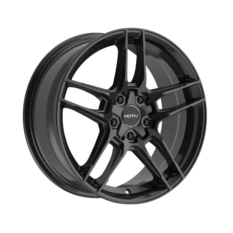 Motiv 434B 16X7.5 5X108/5X4.50 73.1 Hub +40 Offset Black Wheel Rim 1
