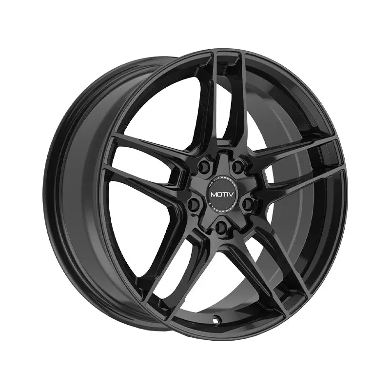 Motiv 434B 17X7.5 5X100/ 5X4.50 73.1 Hub +40 Offset Black Wheel Rim 1