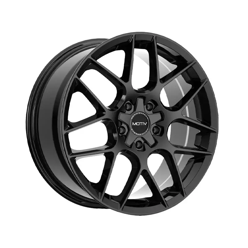 Motiv 435B 17X7.5 5X108/5X4.50 73.1 Hub +40 Offset Black Wheel Rim 1