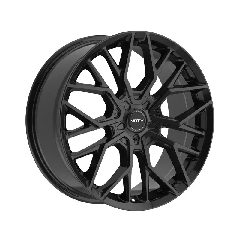 Motiv 441B 20X8.5 5X112/5X4.50 73.1 Hub +40 Offset Black Wheel Rim 1