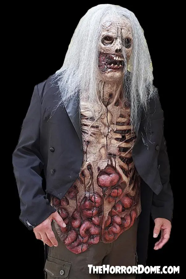 "Movie Quality Distressed Tuxedo Jacket With Tails" Costume 1