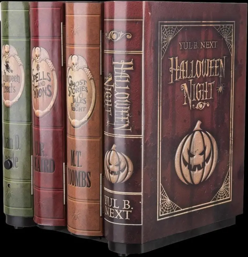 "Moving Haunted Books" Animated Halloween Prop 1