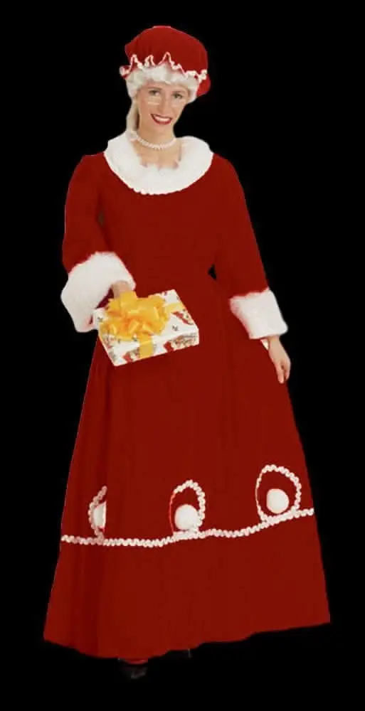 "Mrs. Santa" Costume (Adult Small) 1