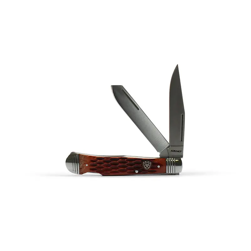 Muskrat Brown Folding Knife 1