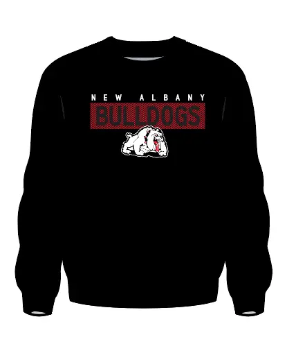 New Albany Bulldogs Crewneck Sweatshirt 1
