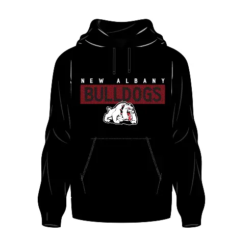 New Albany Bulldogs Hooded Sweatshirt 1