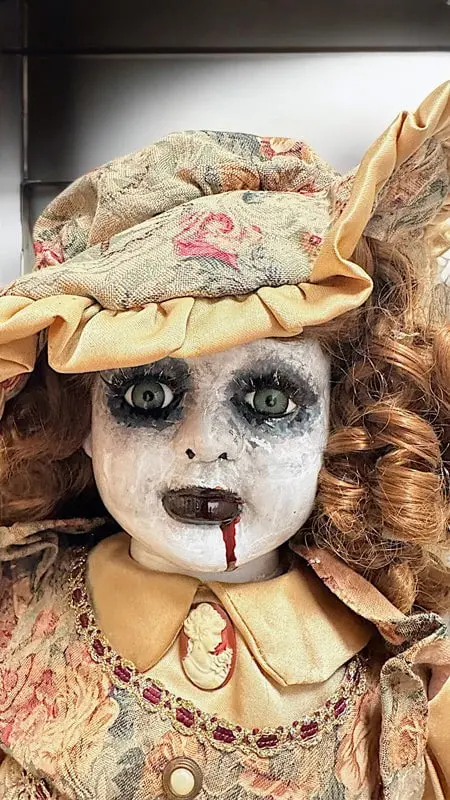 "New Creepy Kimmie Porcelain Doll" Halloween Prop 2