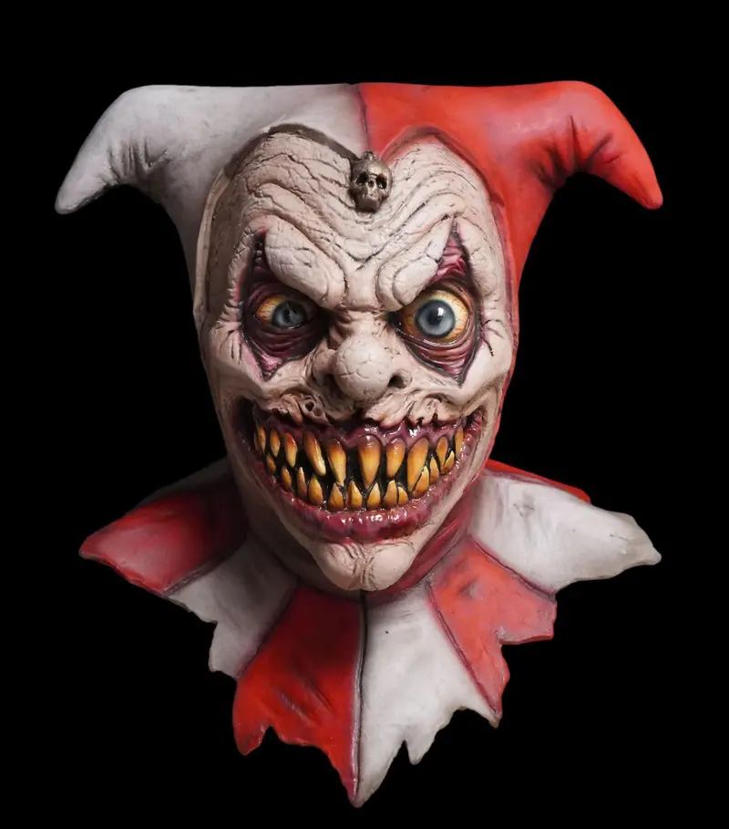 New "Evil Clown Jester" Hd Studios Pro Halloween Mask 1