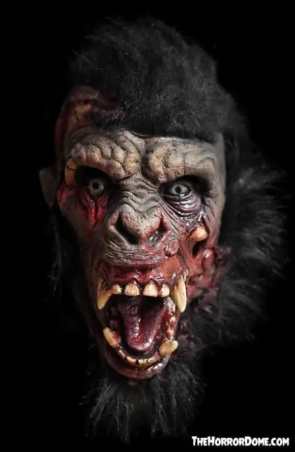 New "Zombie Gorilla" Hd Studios Pro Halloween Mask 1