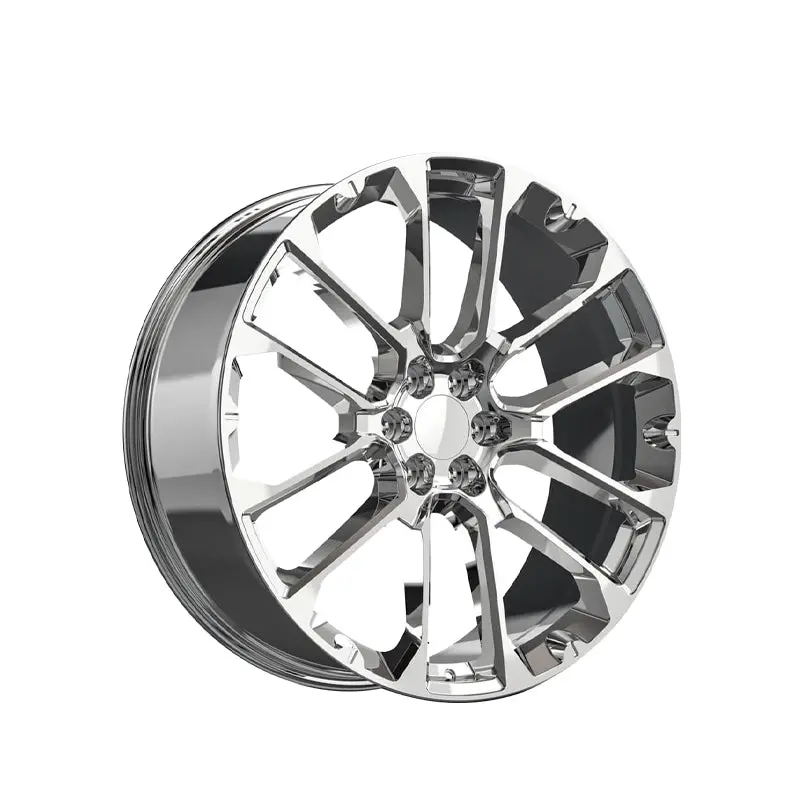 O.E. Revolution G-40 Nano Chrome 26X10 6X139.7 78.1 Hub 31 Offset Chrome Wheel Rim 1