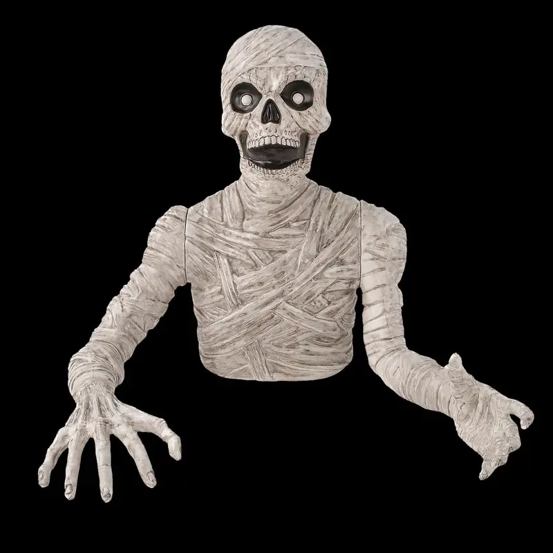 Out Of Ground Reaching Mummy Halloween Decoration 1