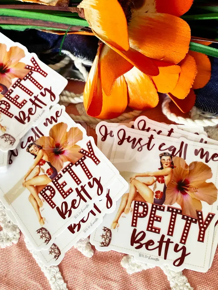 Petty Betty Sticker 1