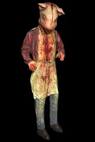 "Pig Head Butcher"  Professional Full Body Halloween Prop 1