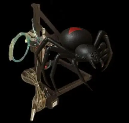 "Pop Up Spitting Spider" Halloween Animatronic 1