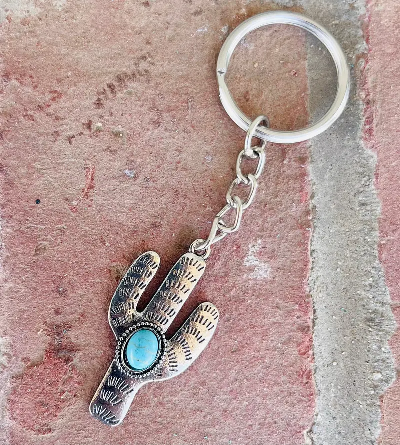 Prickly Cactus Keychain 1