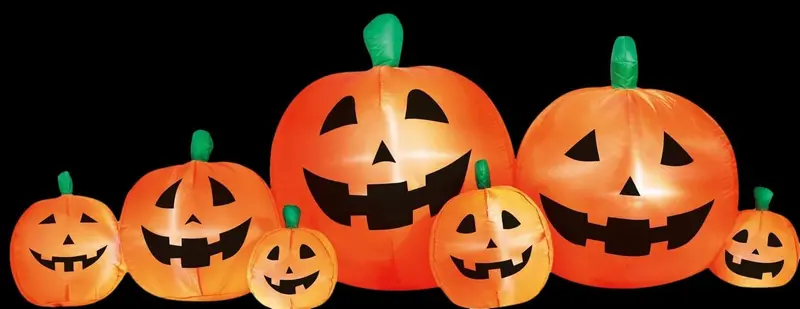 "Pumpkin Patch" Air-Blown Inflatable Halloween Decoration 1