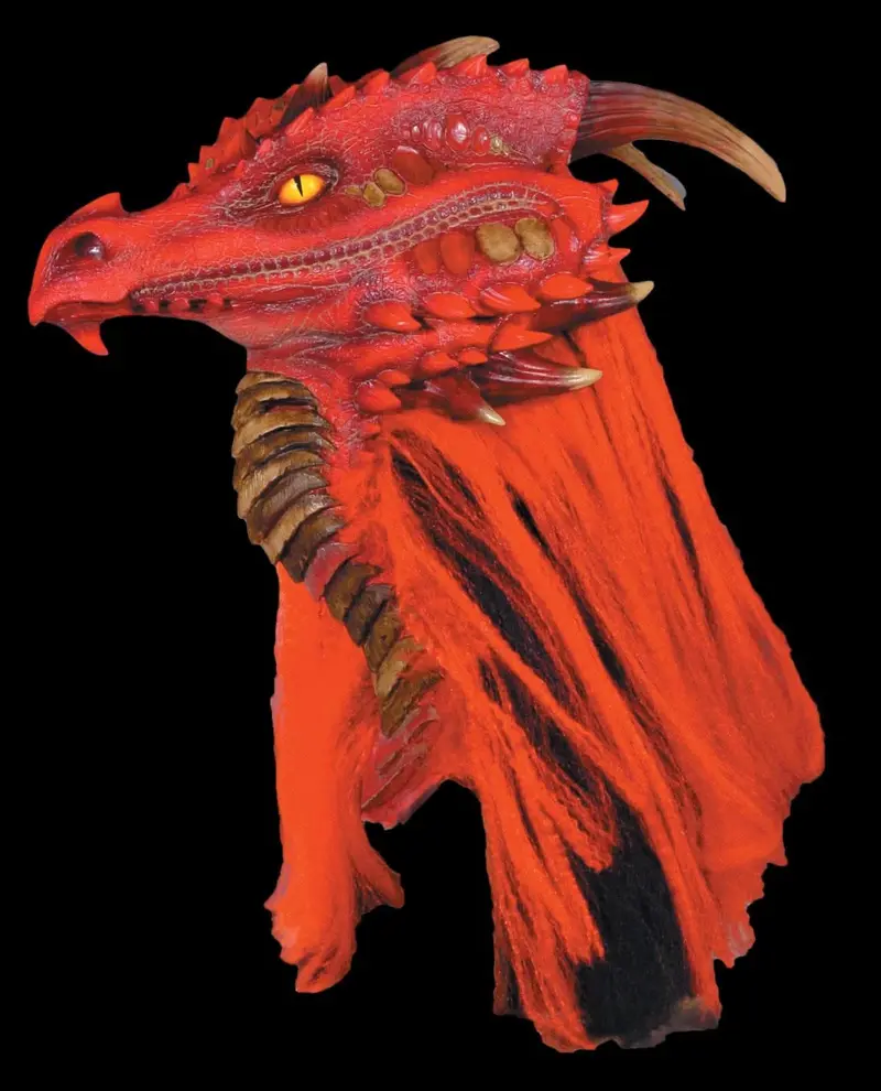 "Red Brimstone Dragon" Mask 1
