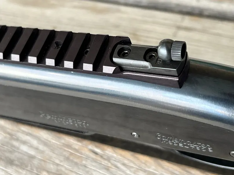 Remington Rail With Integrated Peep 1
