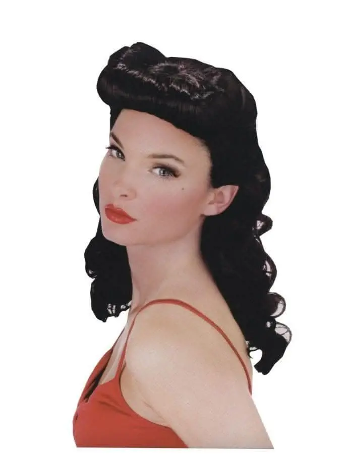 "Retro-Style Pin Up Babe" Halloween Wig 1