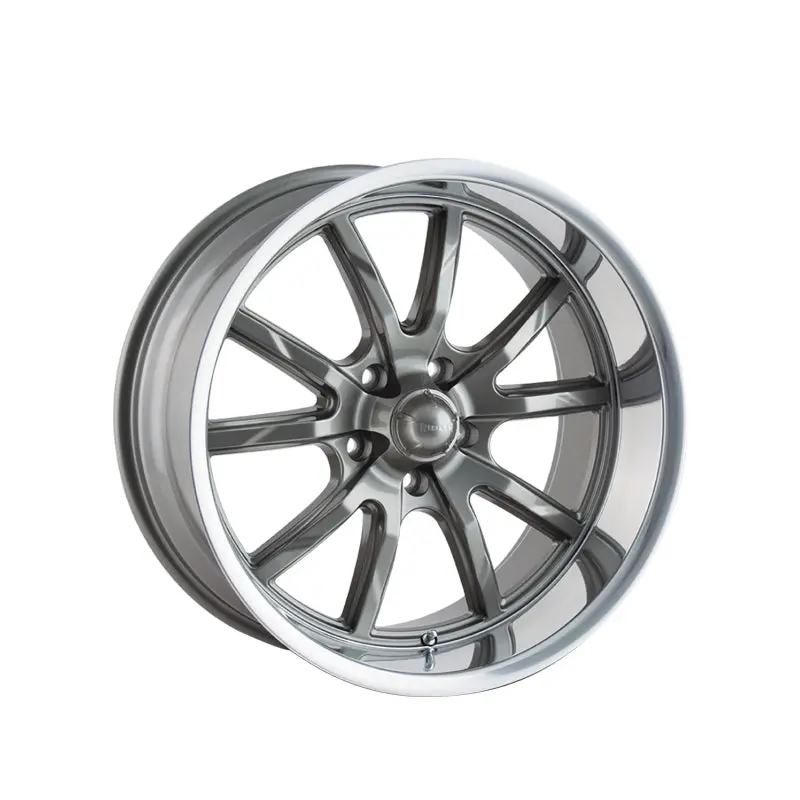 Ridler 650 18X8 5-120.65 83.82 Hub 0 Offset Gray Wheel Rim 1