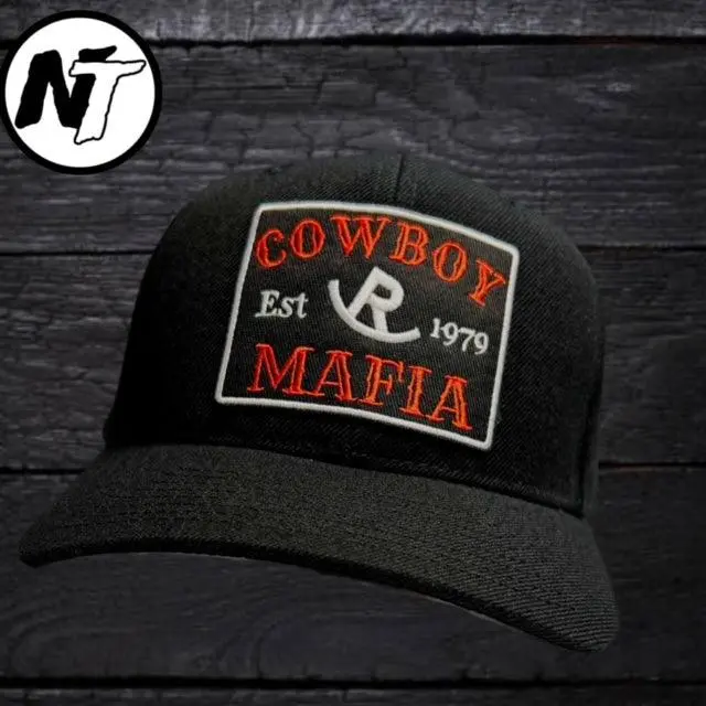 Rip- Black Fitted Curved Bill Size 8 Hat 1
