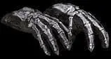 "Rotted Biker Hands" Halloween Costume Gloves 1