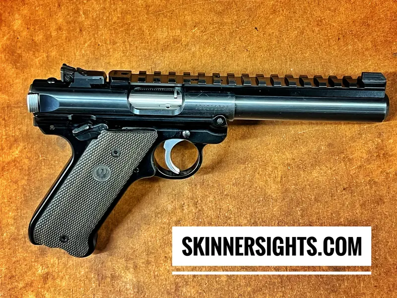 Ruger 22 Auto 5 1/2” Bull Barrel Optics Mount 1