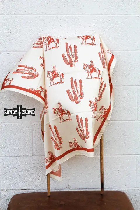 Saguaro Cowboy Wild Rag 1