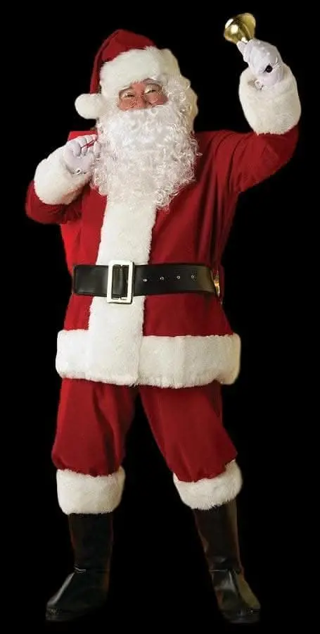 "Santa Suit - Plus Regal - Adult" Costume 1