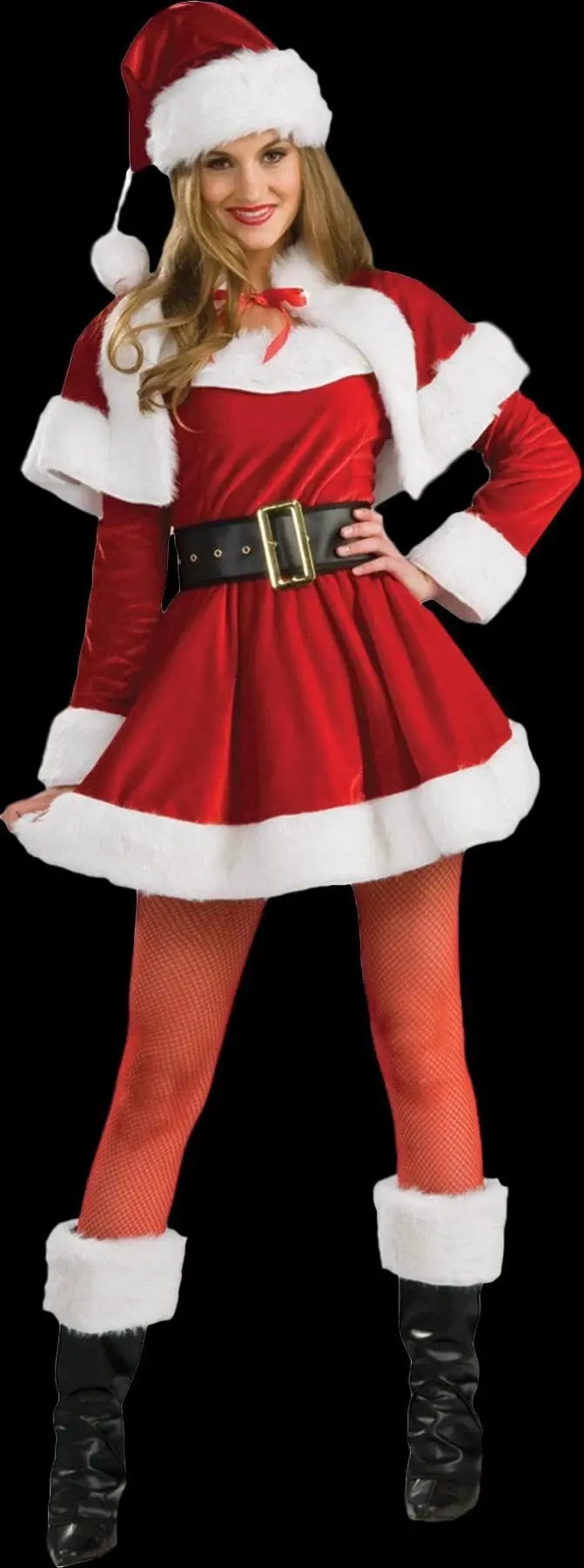 "Santa's Helper Dress - Medium" Costume 1