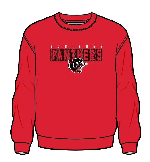Scribner Panthers Crewneck Sweatshirt 1