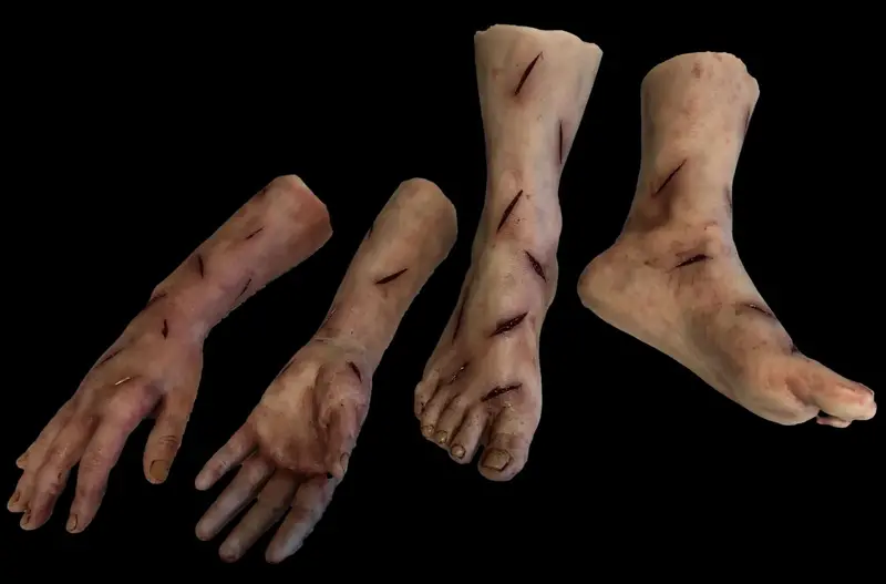"Silicone Exorcist Limbs" Gory Halloween Props 1