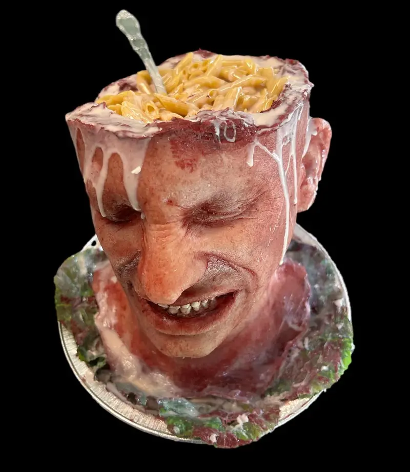 "Silicone Head Dish" Gory Halloween Prop 1
