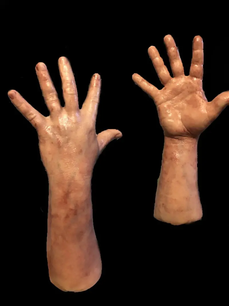 "Silicone Pair Of Arms" Body Parts Halloween Prop 1