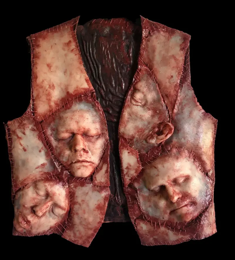 "Silicone Skin Vest" Human Body Part Halloween Prop 1