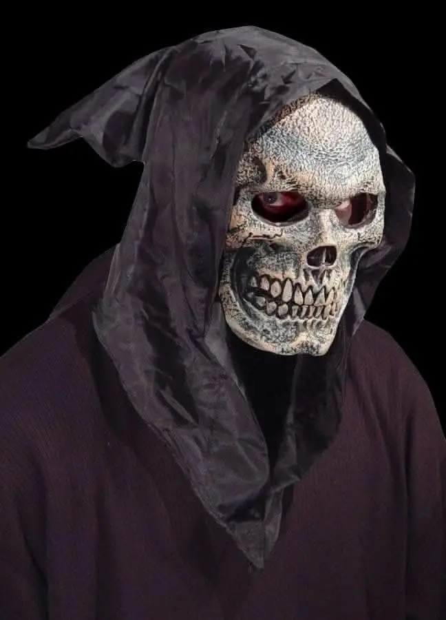 "Skull Hooded Flexi Face" Mask 1