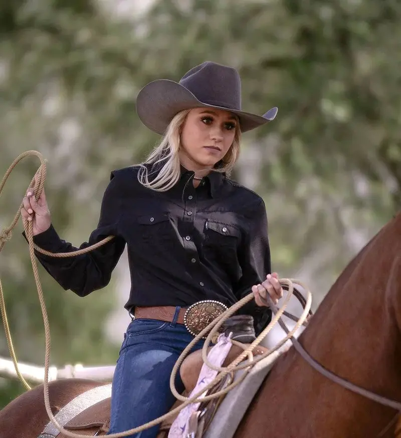 Sol Black Ladies Button Down 1