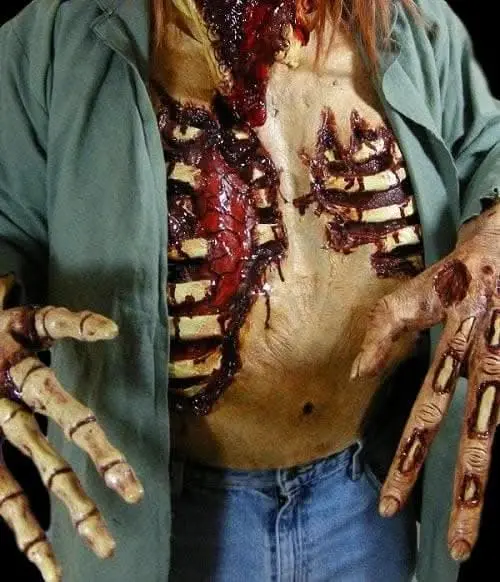 "Spare Ribs Latex Chest Plate" Halloween Costume Accessory 1