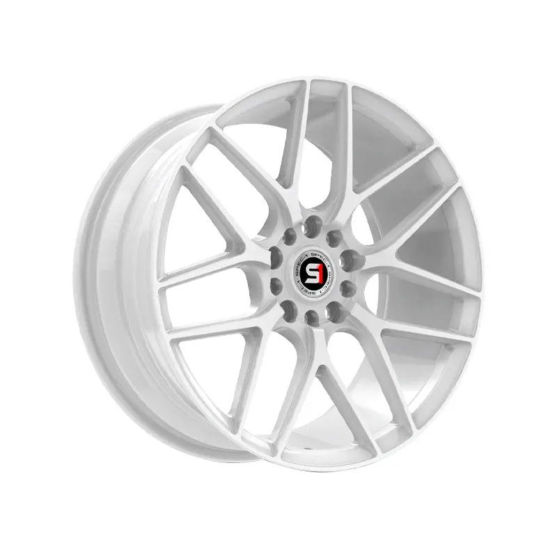 Spec-1 Sp-78 All White 18X8 4X100/4X114.3 73.1 Hub 35 Offset White Wheel Rim 1