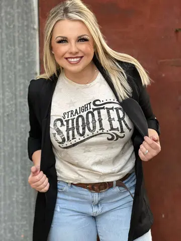 Straight Shooter Tee 1