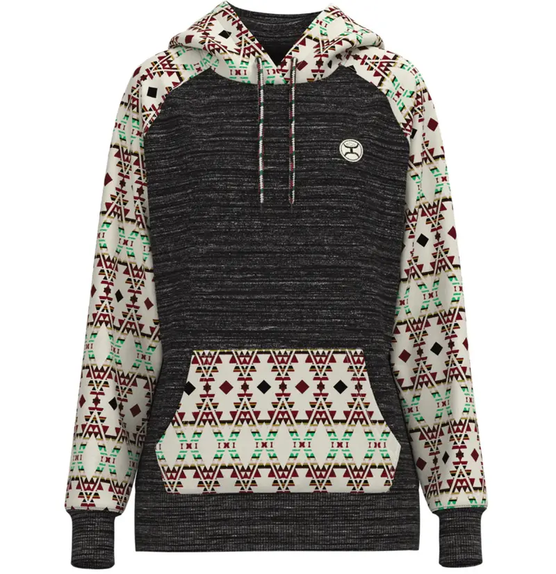 Summit Charcoal/Aztec Hoodie 1