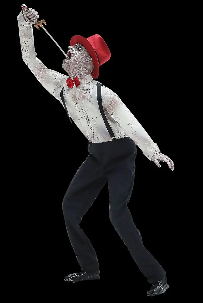 Sword Swallower Halloween Animatronic Decoration 2
