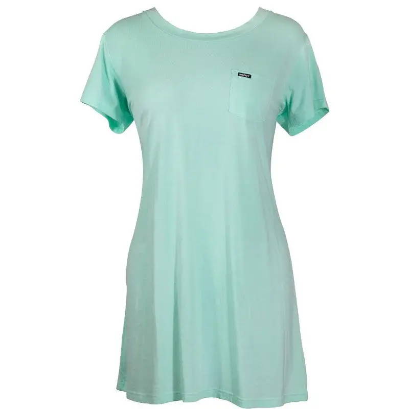 T-Shirt Dress-Teal 2