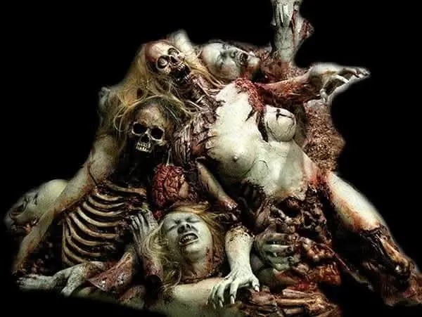 "The Body Pile" Professional Bloody Halloween Prop 1